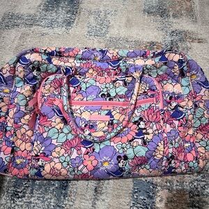Disney Vera Bradley Pink Minnie Mouse Duffel Bag